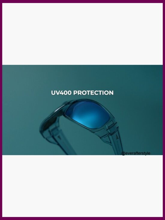 Polarized Sport Sunglasses with PuriVex Coating, Wrap Design